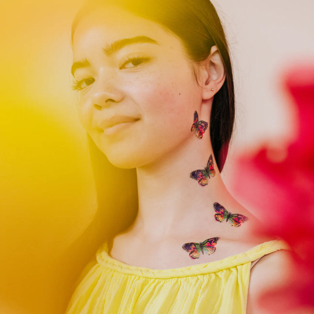 Midnight Butterfly Tattoo Pair by Tattly
