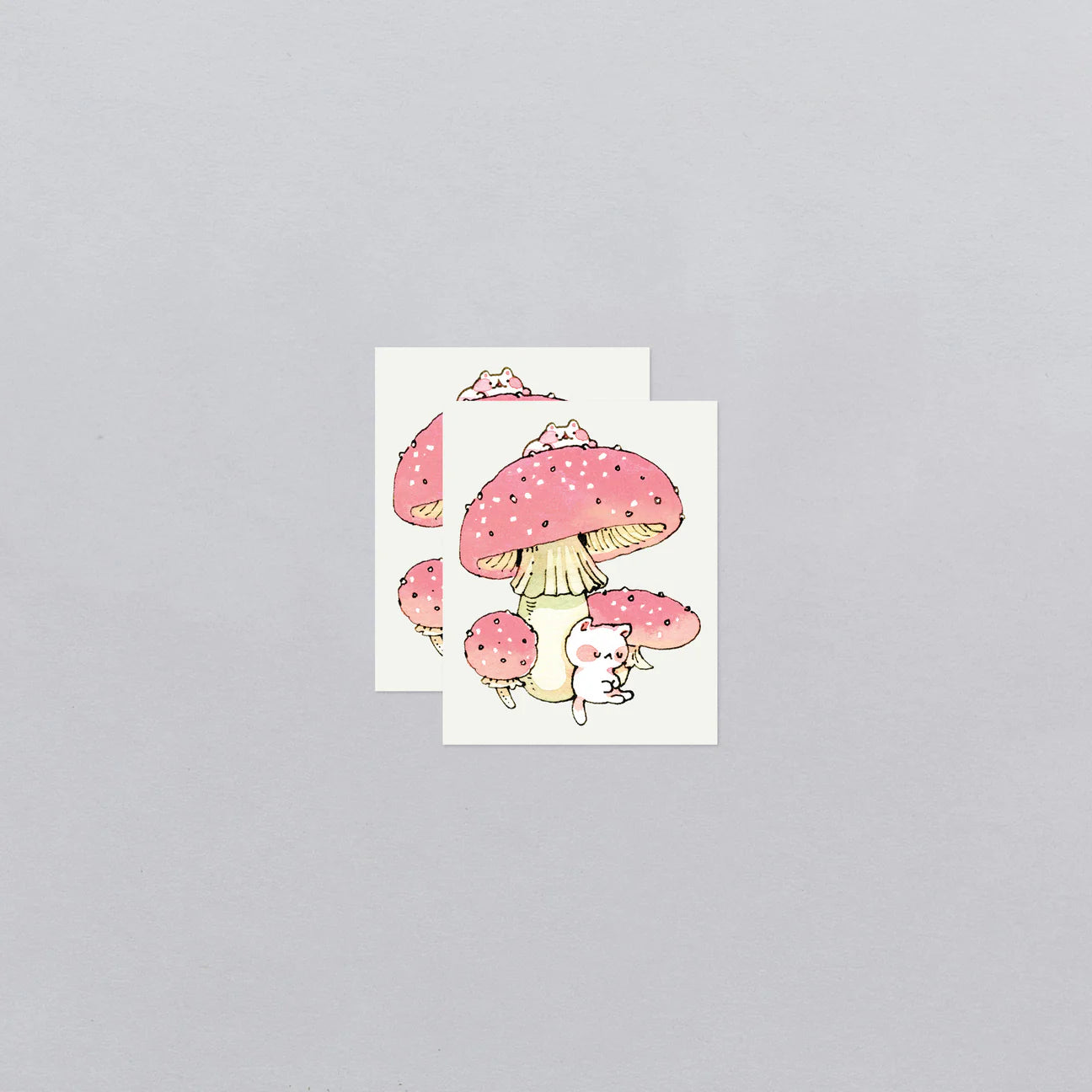 Tattly Shroom Kittens Temporary Tattoos - Thumbnail 4