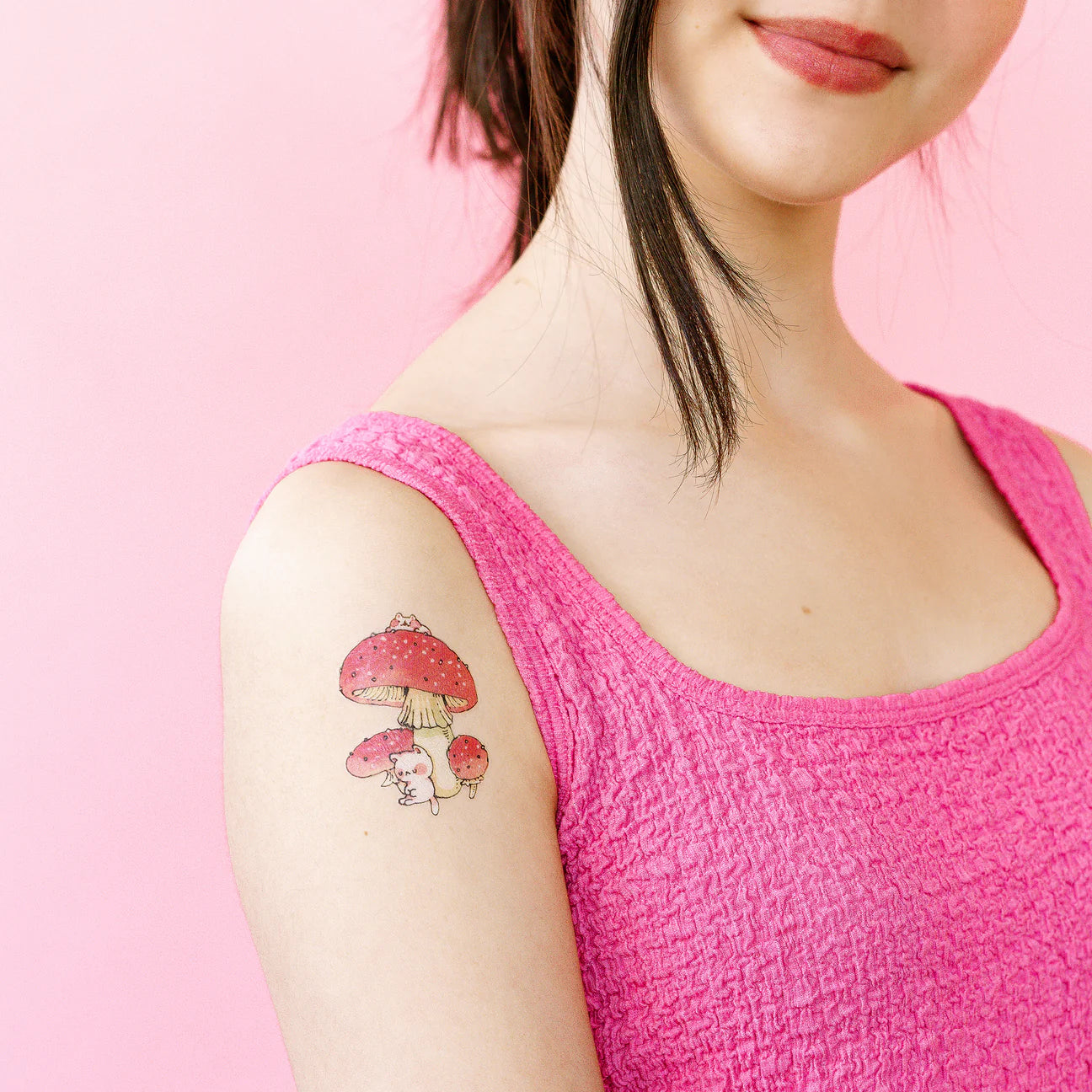 Tattly Shroom Kittens Temporary Tattoos - Thumbnail 2
