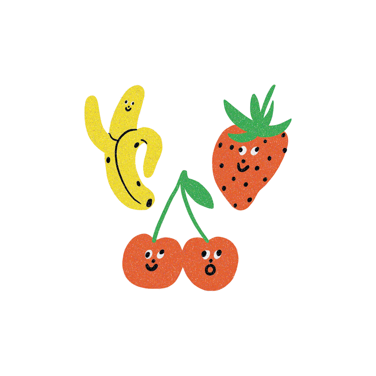 Tattly Fruit Faces Tattoo - Thumbnail 3