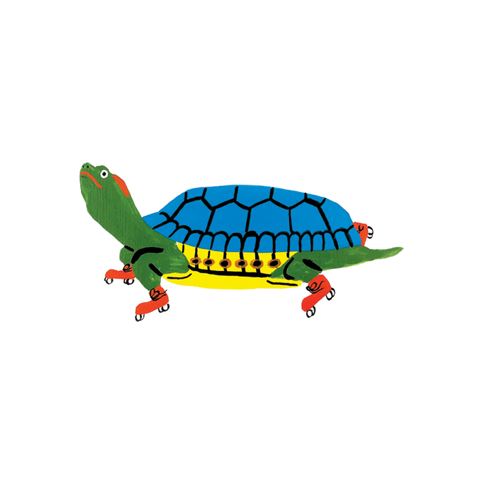 Skater Turtle Tattoo Pair by Tattly