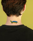 Skater Turtle Tattoo Pair by Tattly