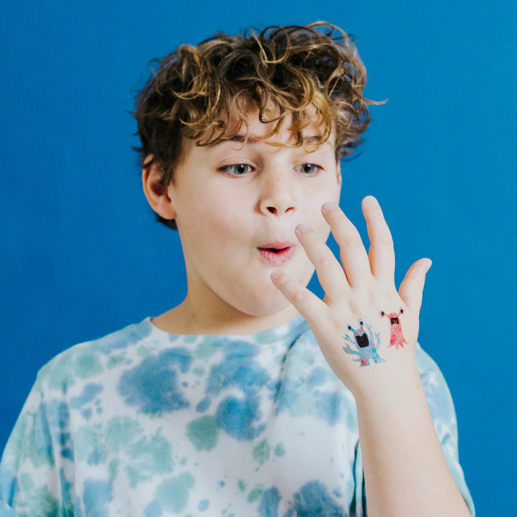 Glitter Monsters Tattoo Pair by Tattly