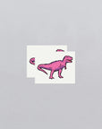 Pink T Rex Tattoo Pair by Tattly