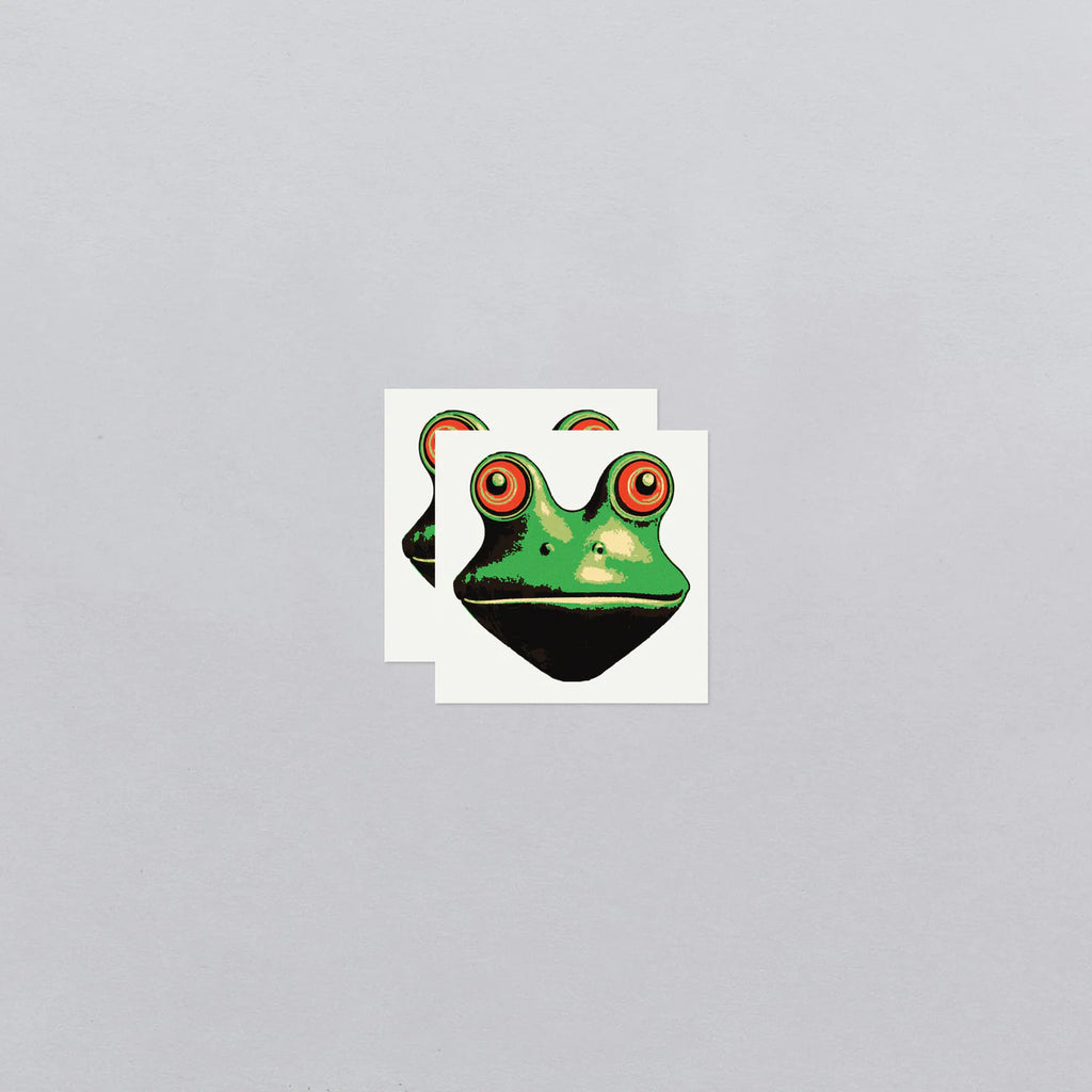 Trippy Frog Tattoo by Tattly