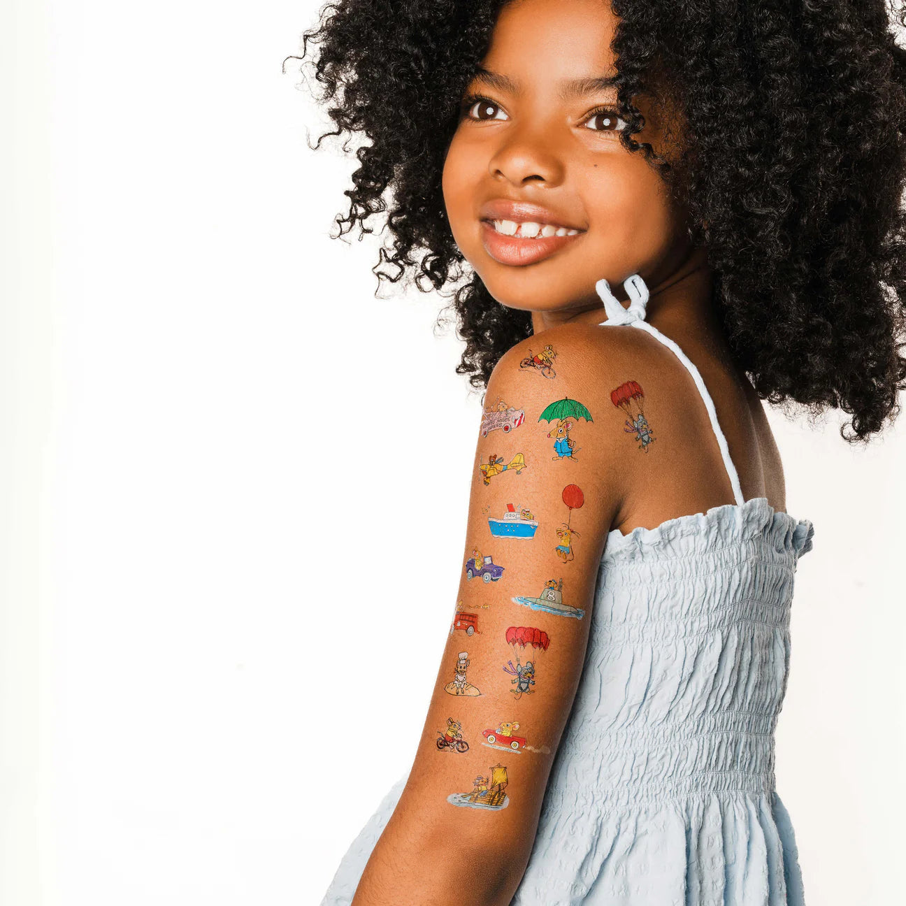 Tattly Busy World Mice Tattoo