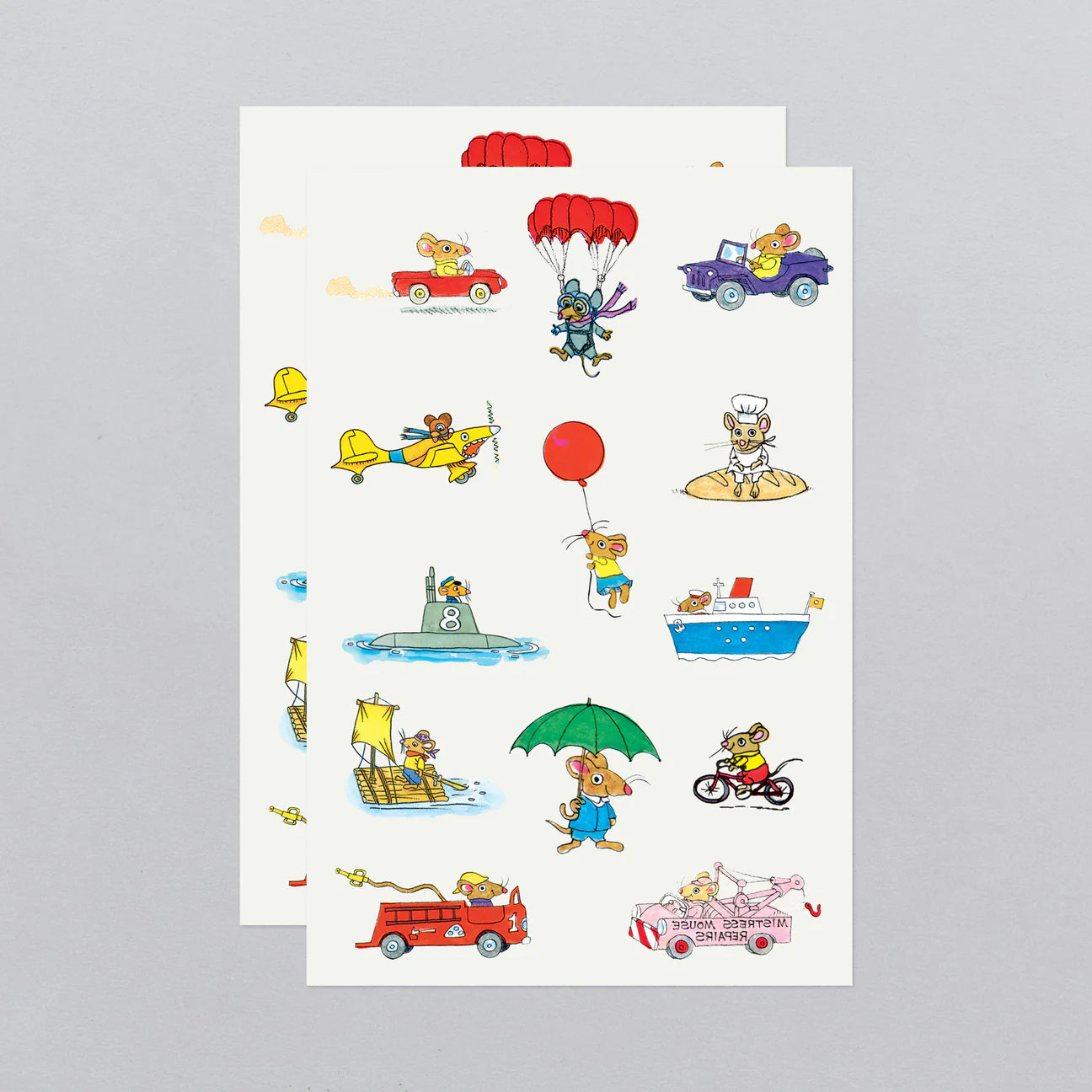 Tattly Busy World Mice Tattoo