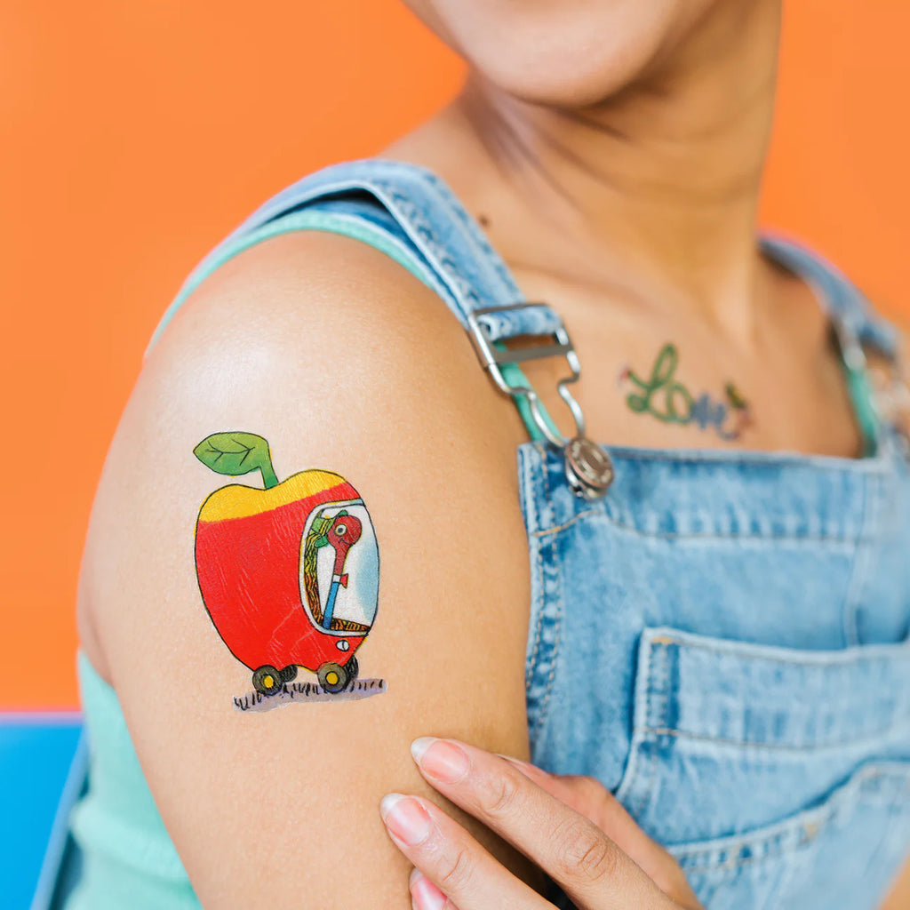 Lowly Apple Car Tattoo by Tattly