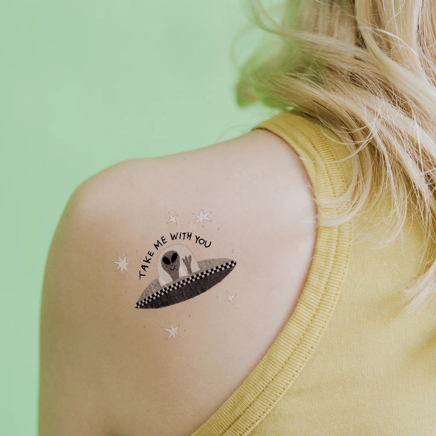 Take Me With You Tattoo Pair by Tattly