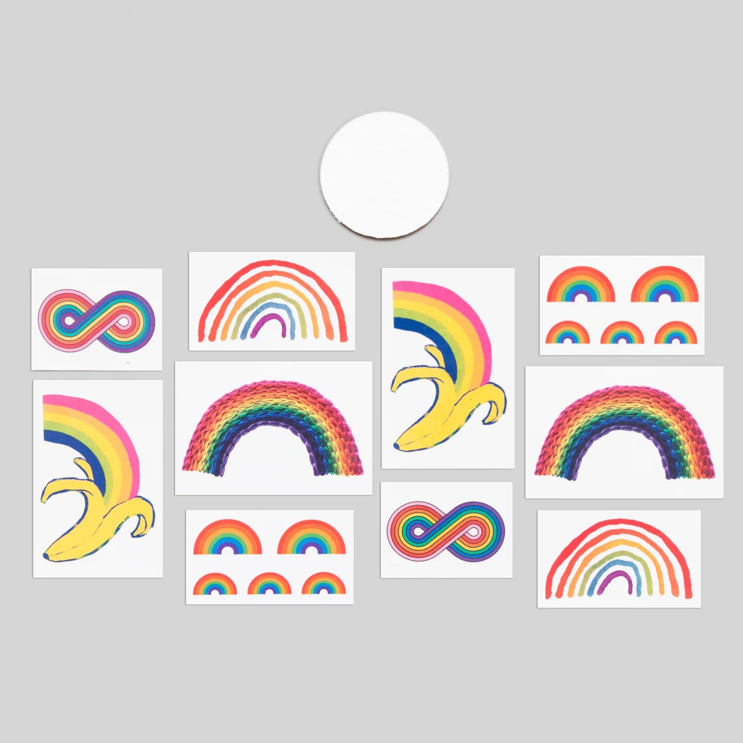 Rainbow Tiny Tattoo Tin