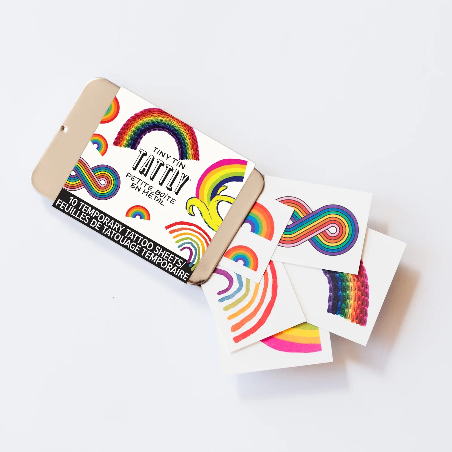 Rainbow Tiny Tattoo Tin