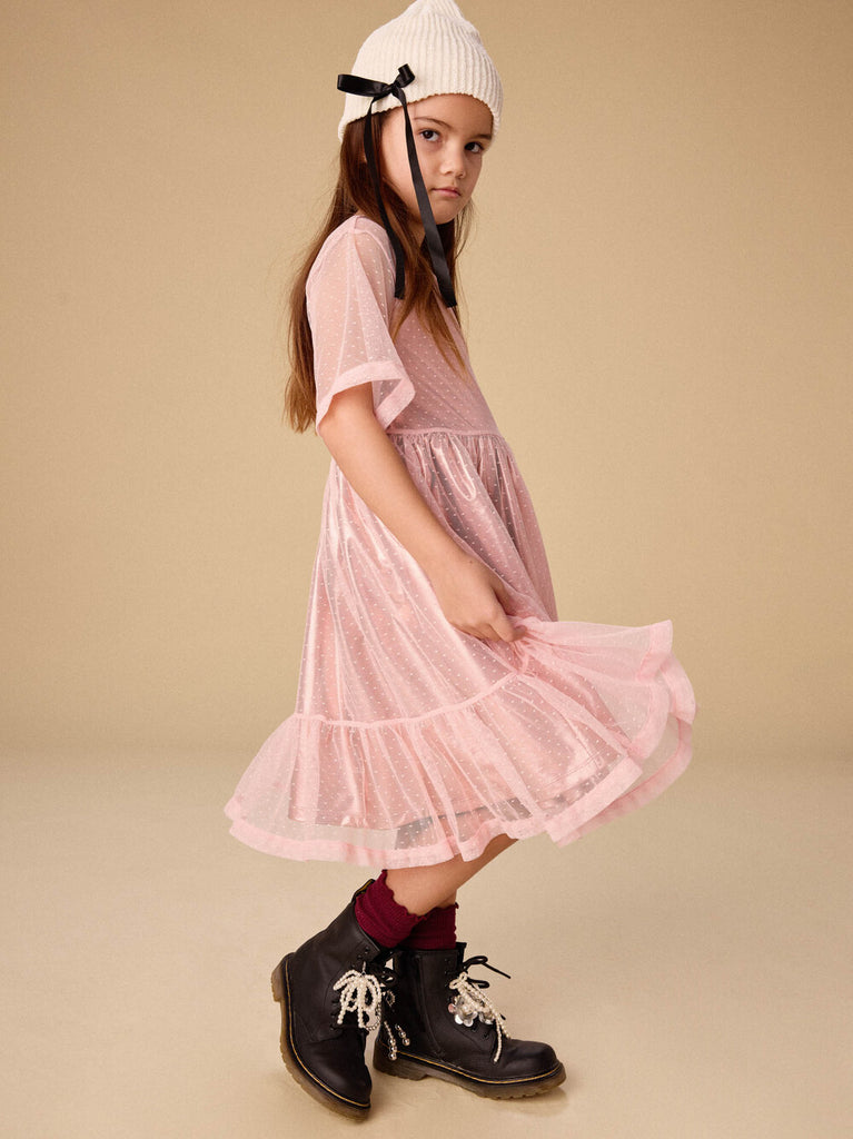 Layered Tulle & Foil Dress by Tea Collection