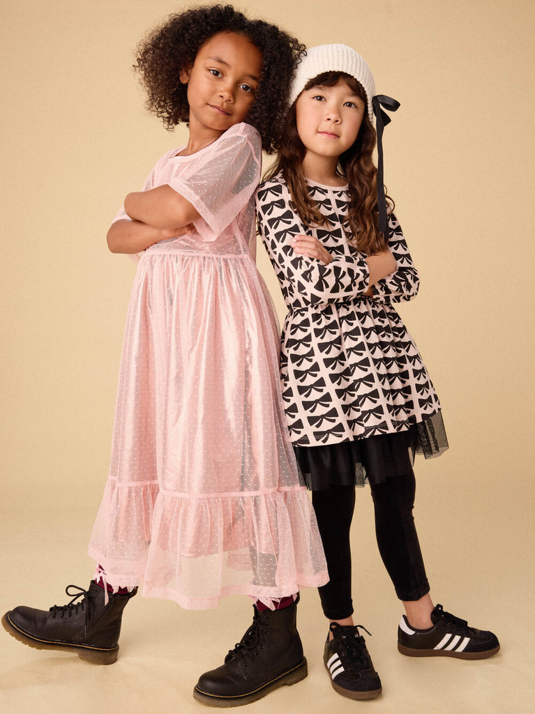 Layered Tulle & Foil Dress by Tea Collection
