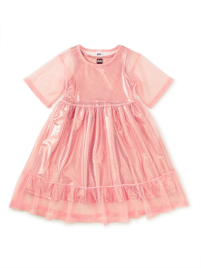 Layered Tulle & Foil Dress by Tea Collection