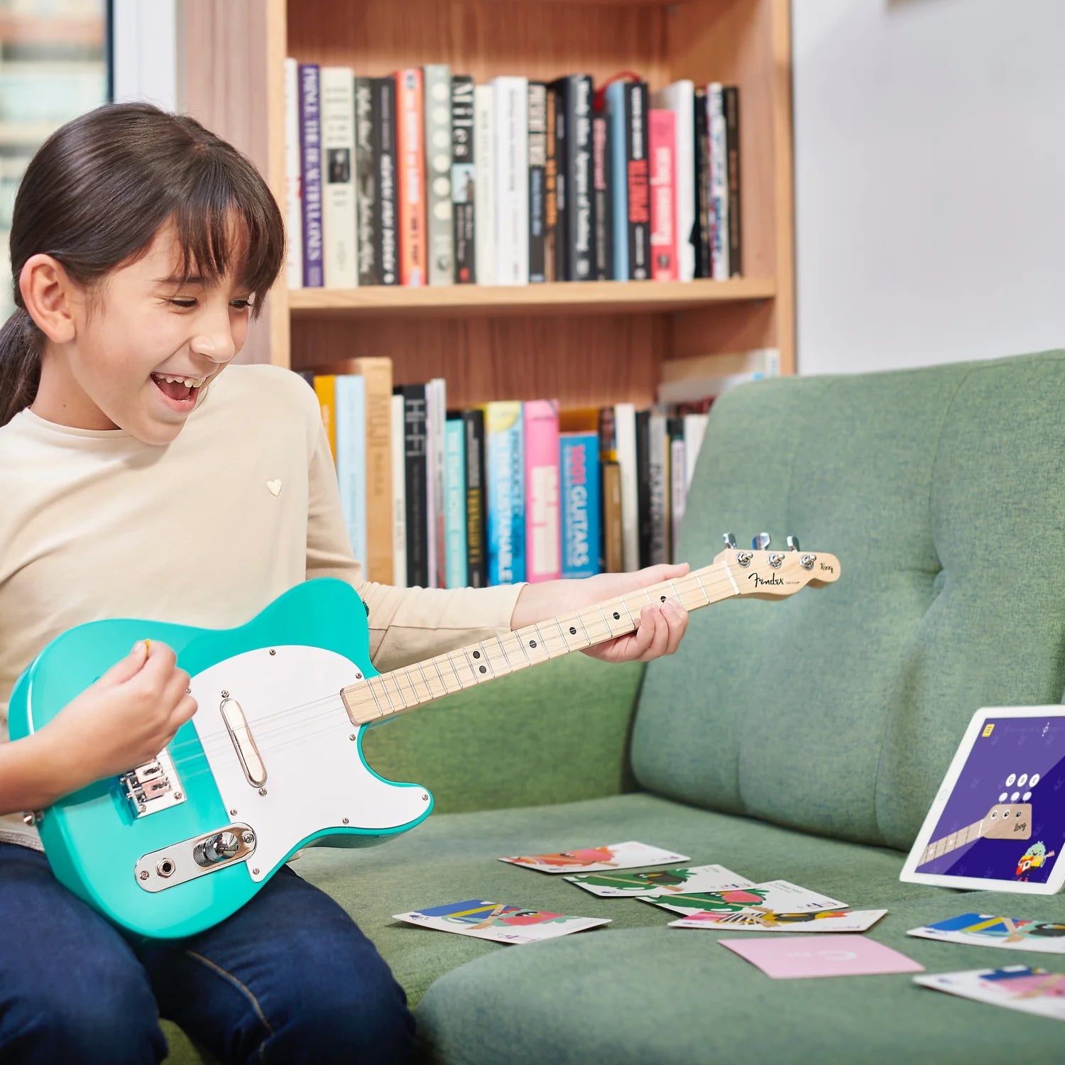 Fender X Loog Telecaster 6+ by Loog Guitars