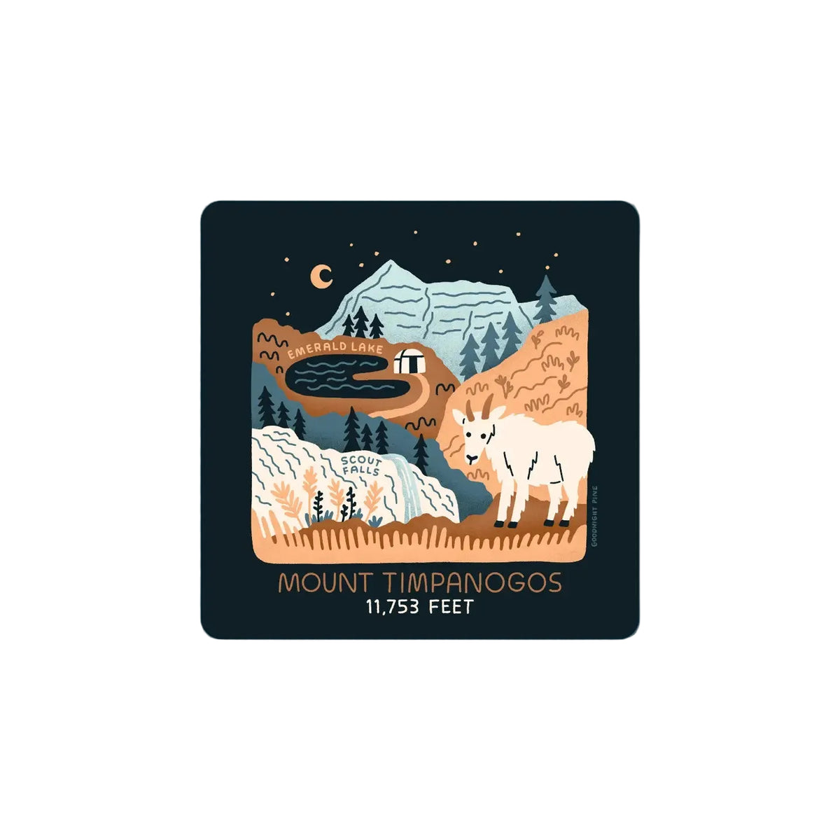 Mount Timpanogos Sticker