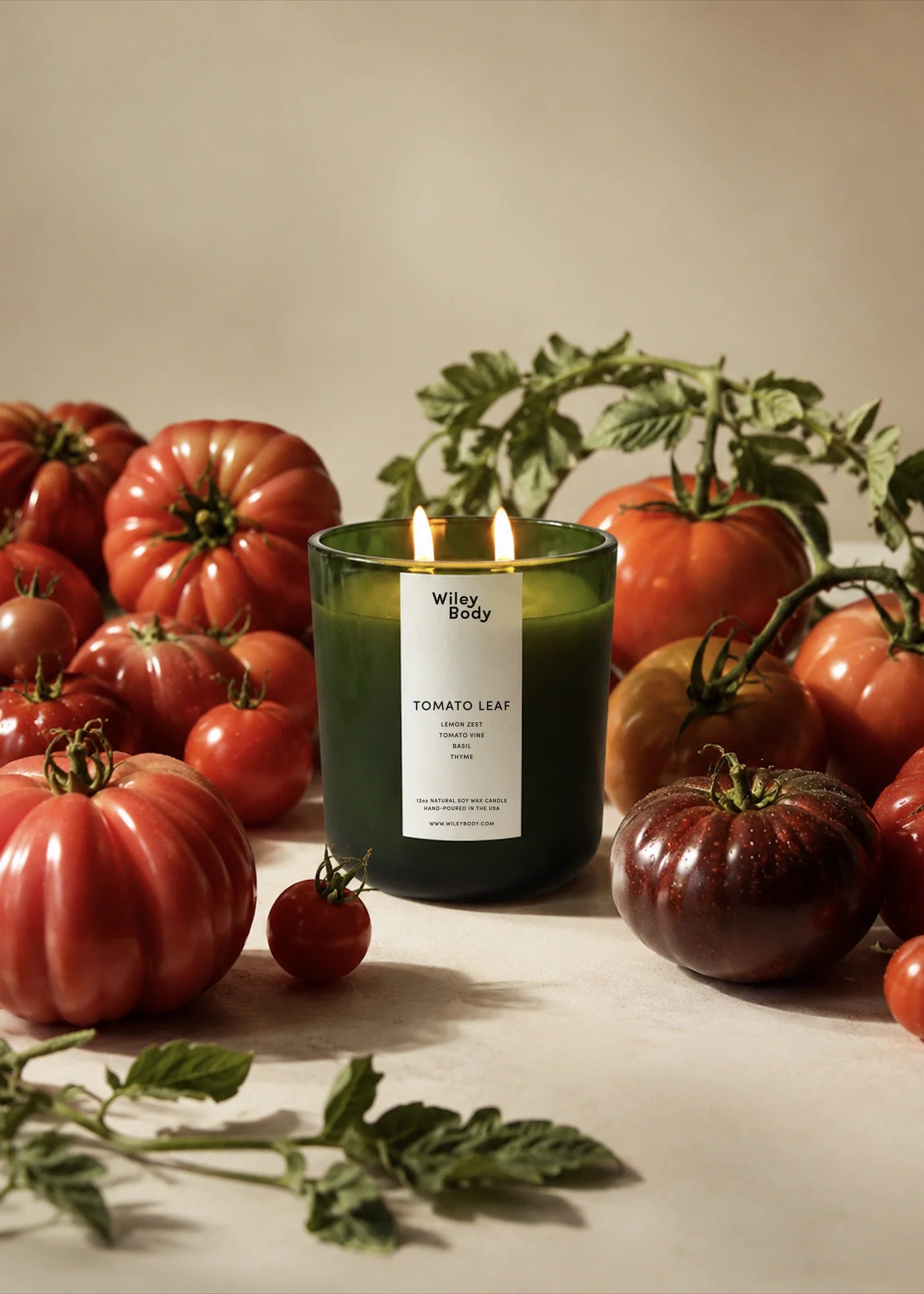 The Candle - Tomato Leaf