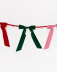 Velvet Bow Bell Garland