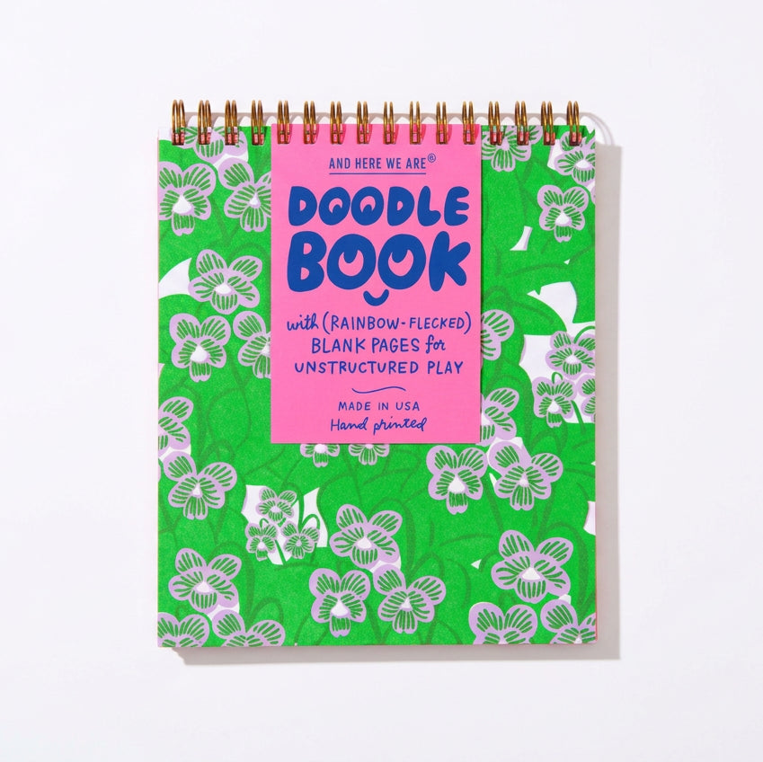 Violets Letterpress Doodlebook