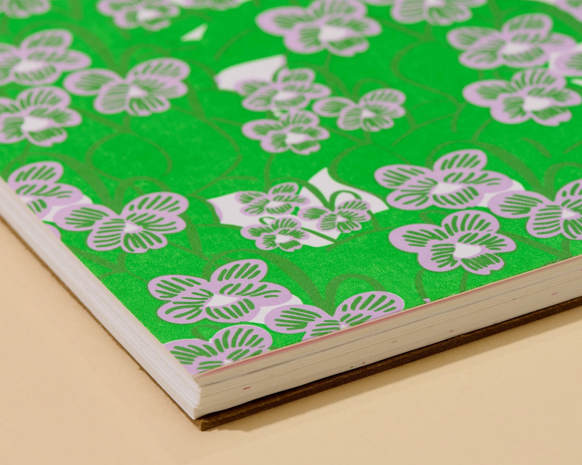 Violets Letterpress Doodlebook