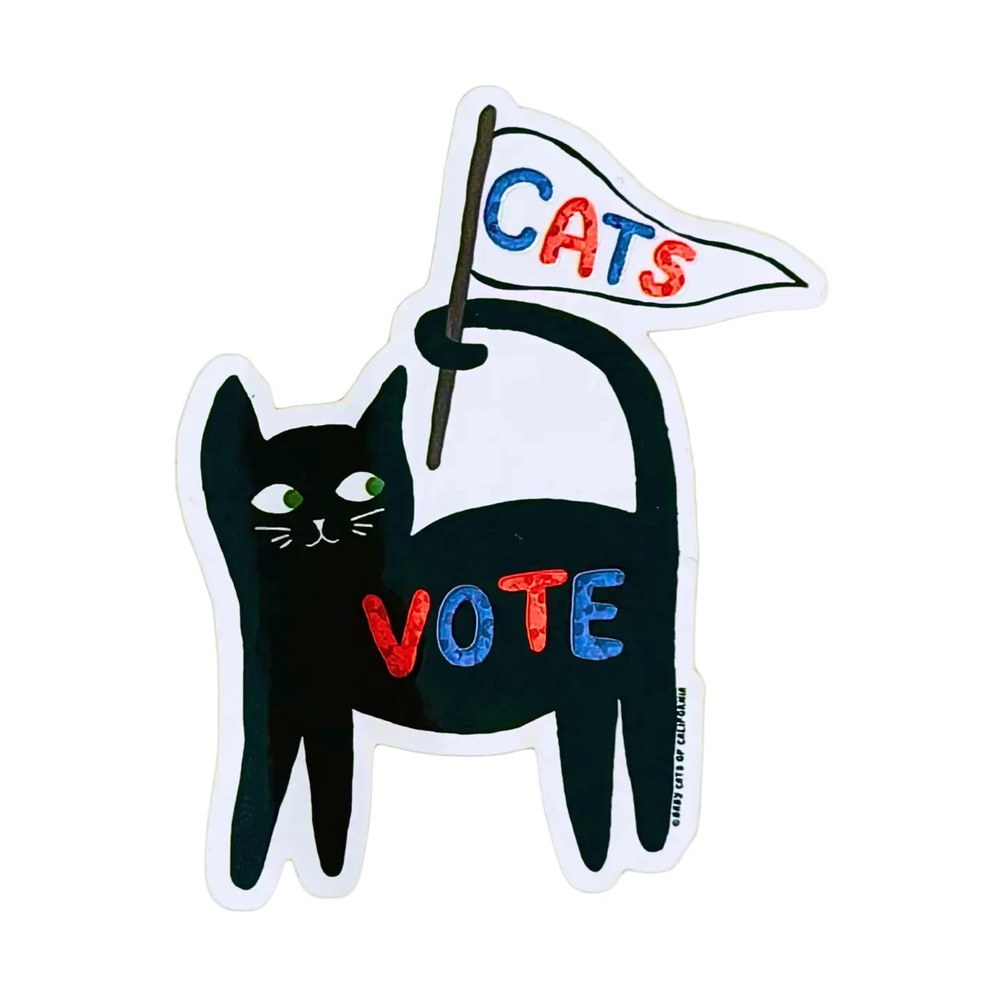 Vote Cat Sticker