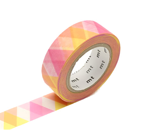 Pink Triangle and Diamond Washi Tape