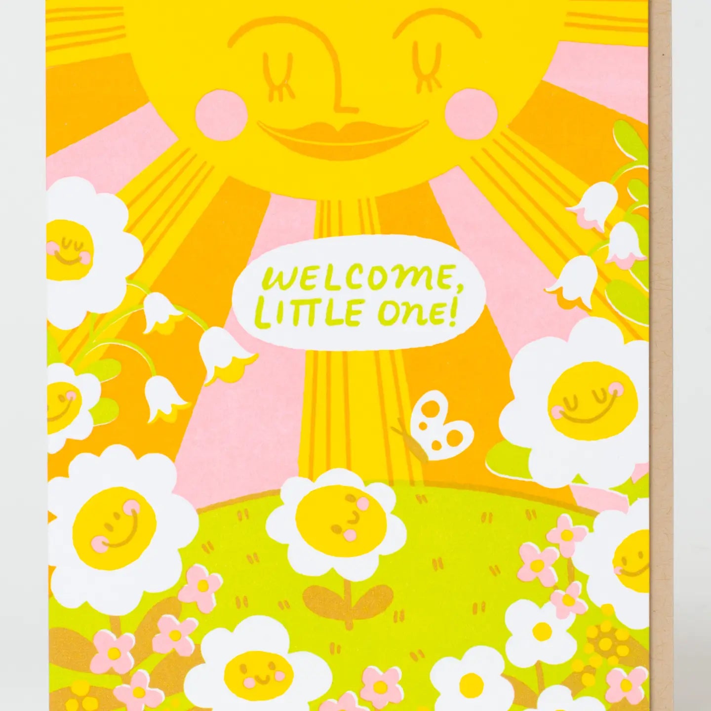 Welcome Little One Sun Card