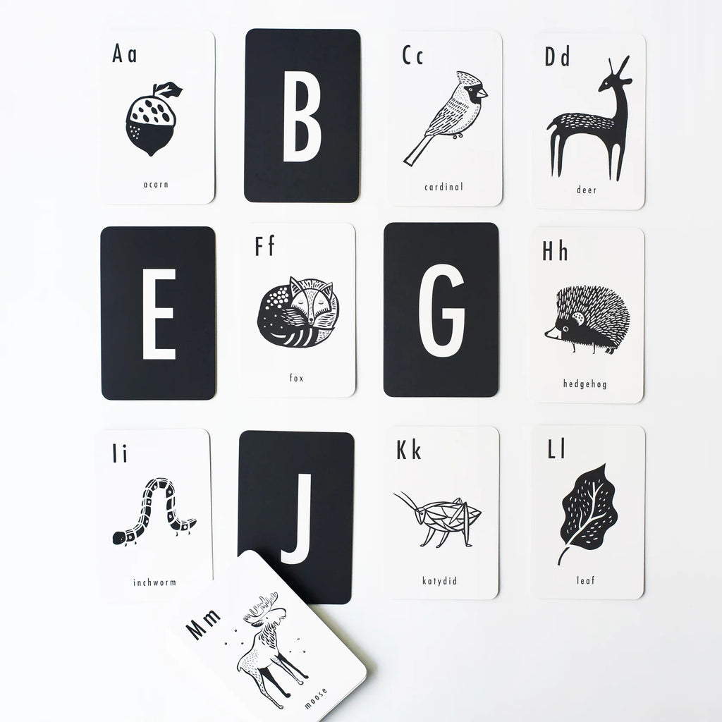 Woodland Alphabet Cards by Wee Gallery