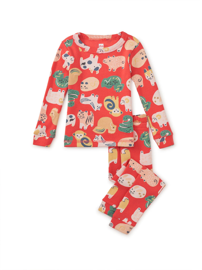 Lunar New Year Zodiac Animals PJ Set by Tea Collection