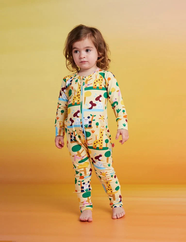 Zoo Crew Long Sleeve Romper