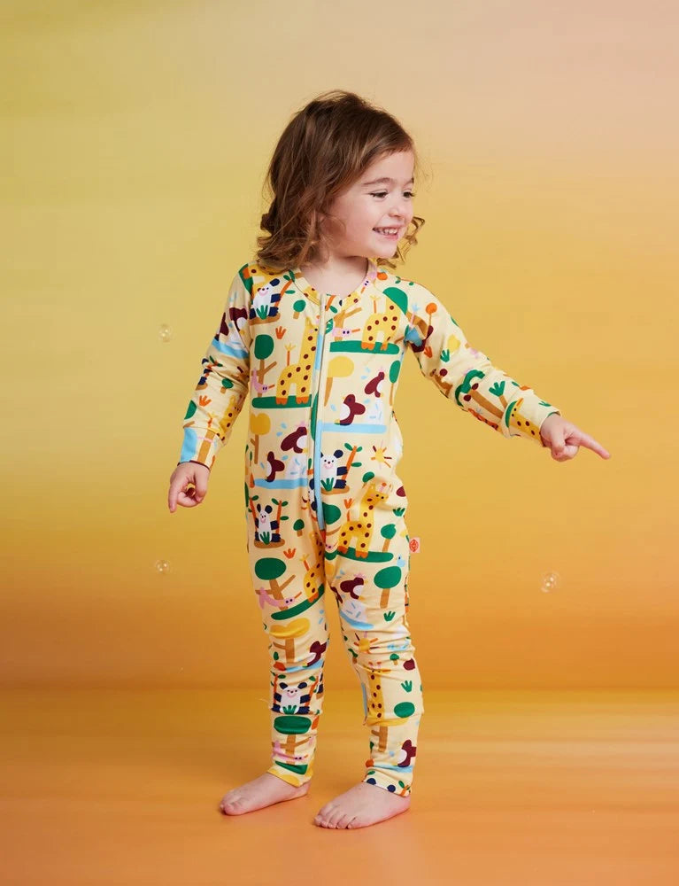 Zoo Crew Long Sleeve Romper