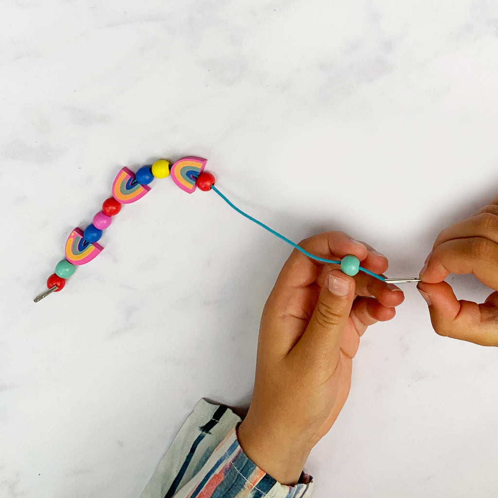 Rainbow & Flower Bracelet Making Kit by Cotton Twist – Mochi Kids