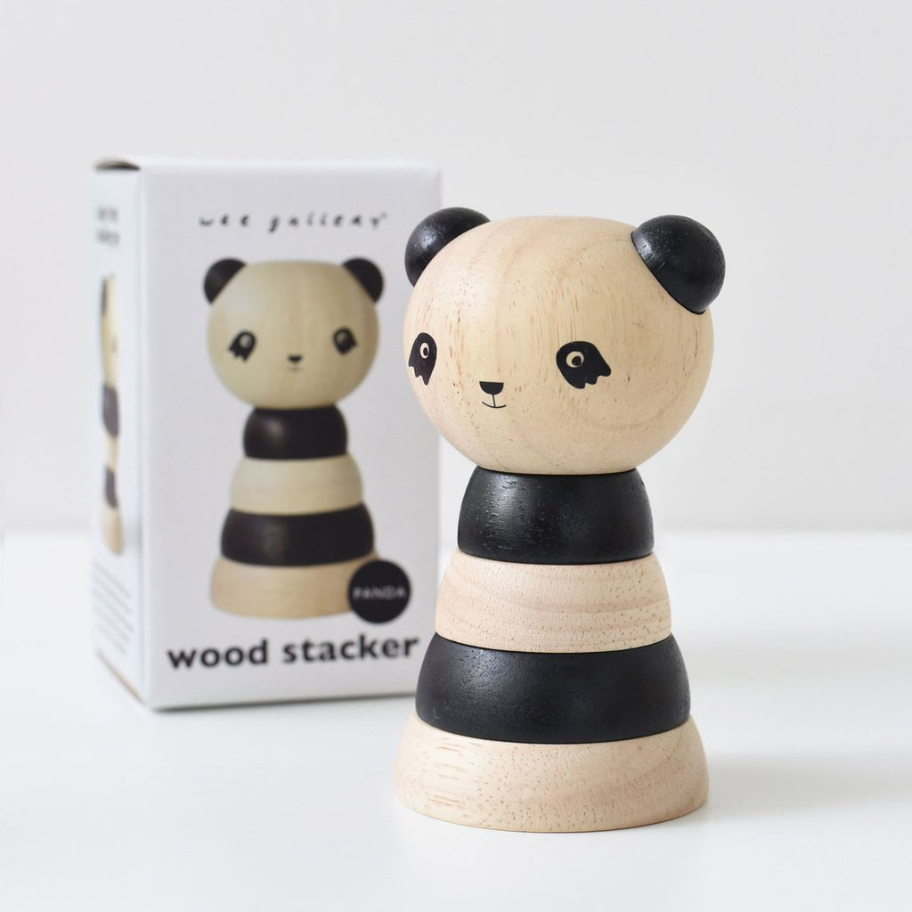 Wood Stacker - Panda by Wee Gallery