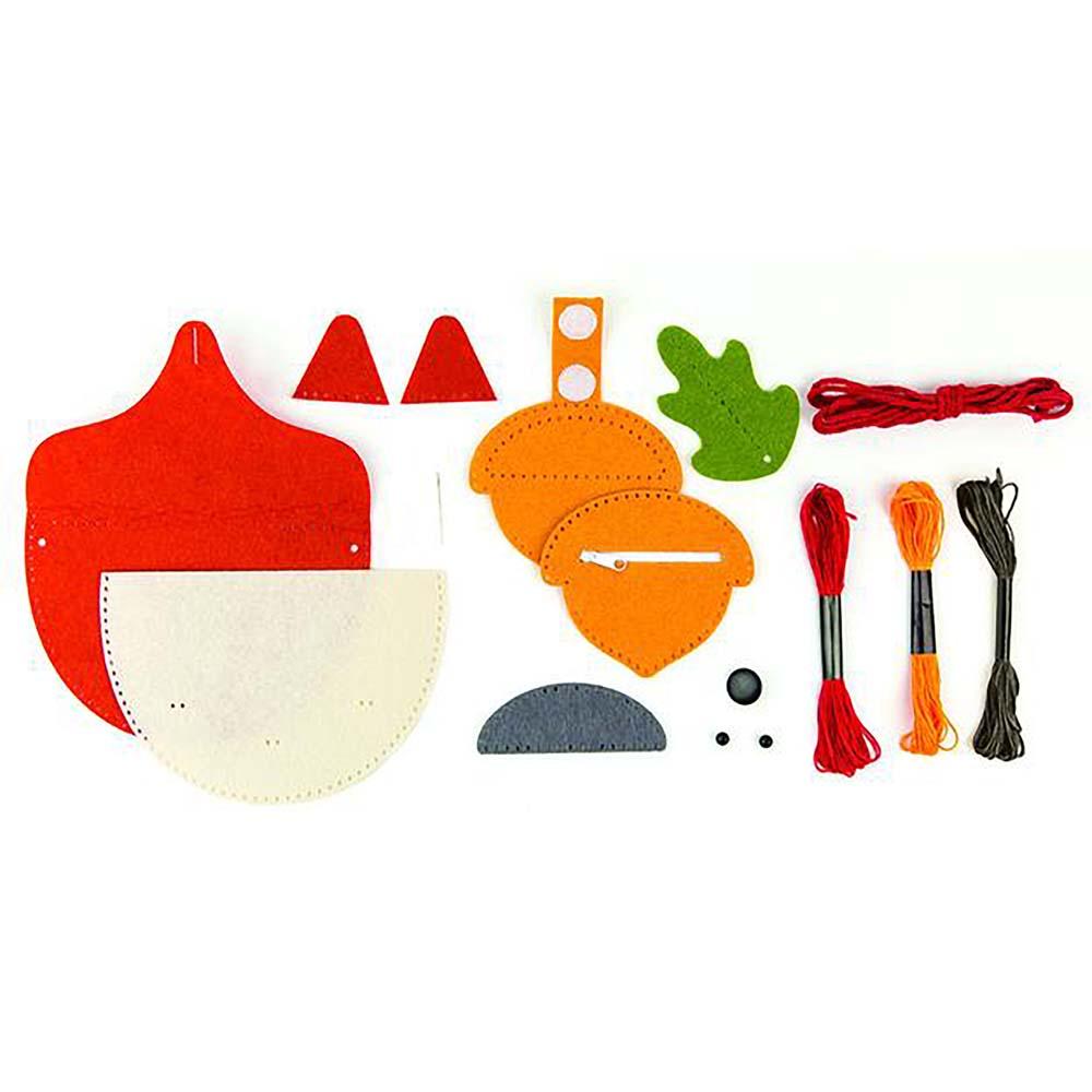 DIY Woodland Fox Felt Bag Kit By Petit Collage