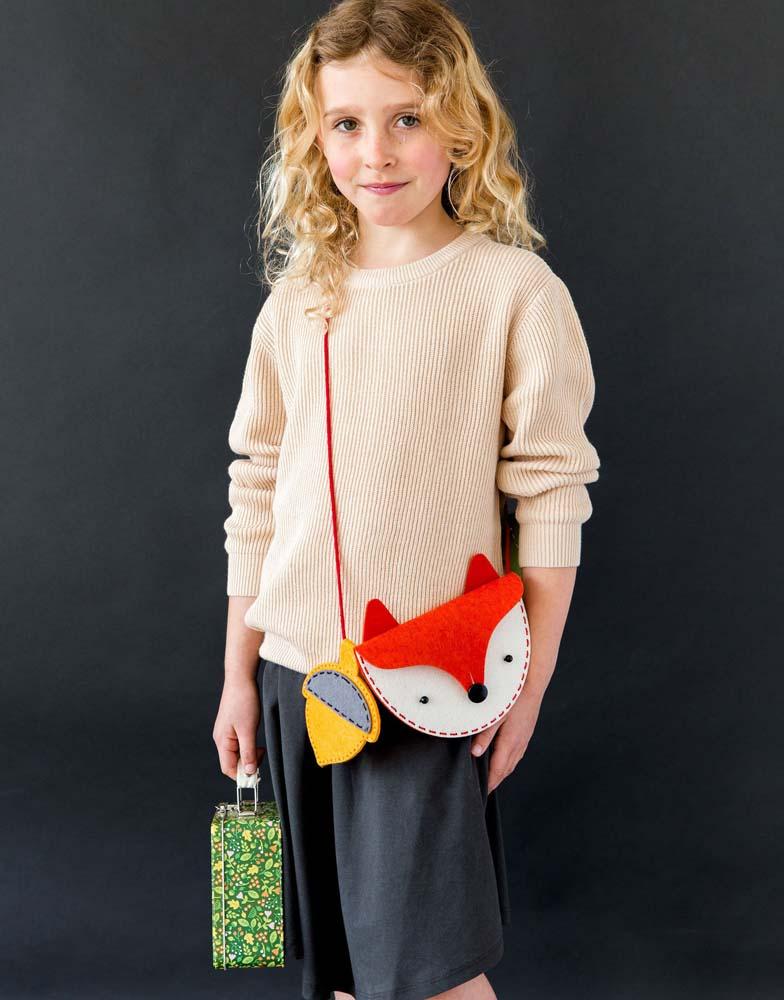 DIY Woodland Fox Felt Bag Kit By Petit Collage