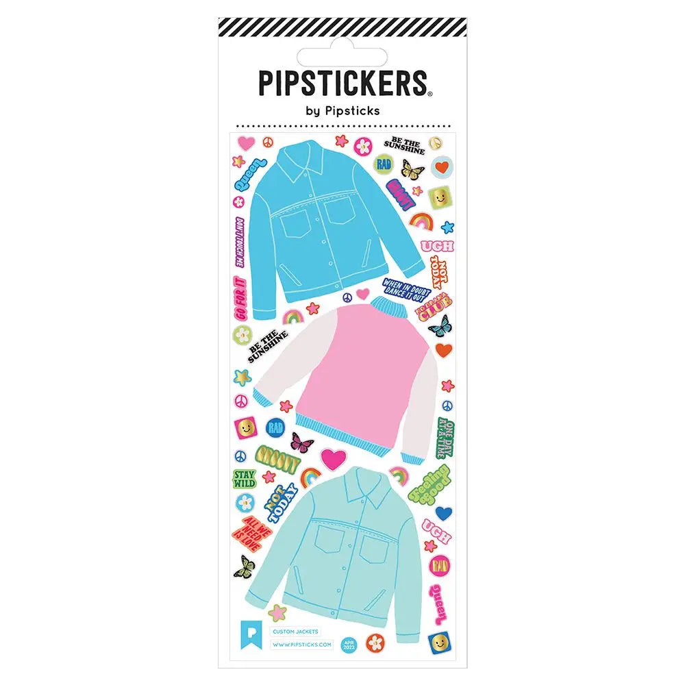 Custom Jackets Sticker Sheet by Pipsticks – Mochi Kids