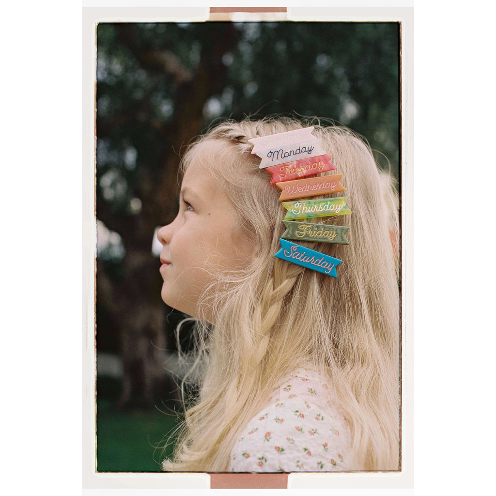 Days of the Week Hair Clips by Eugenia Kids