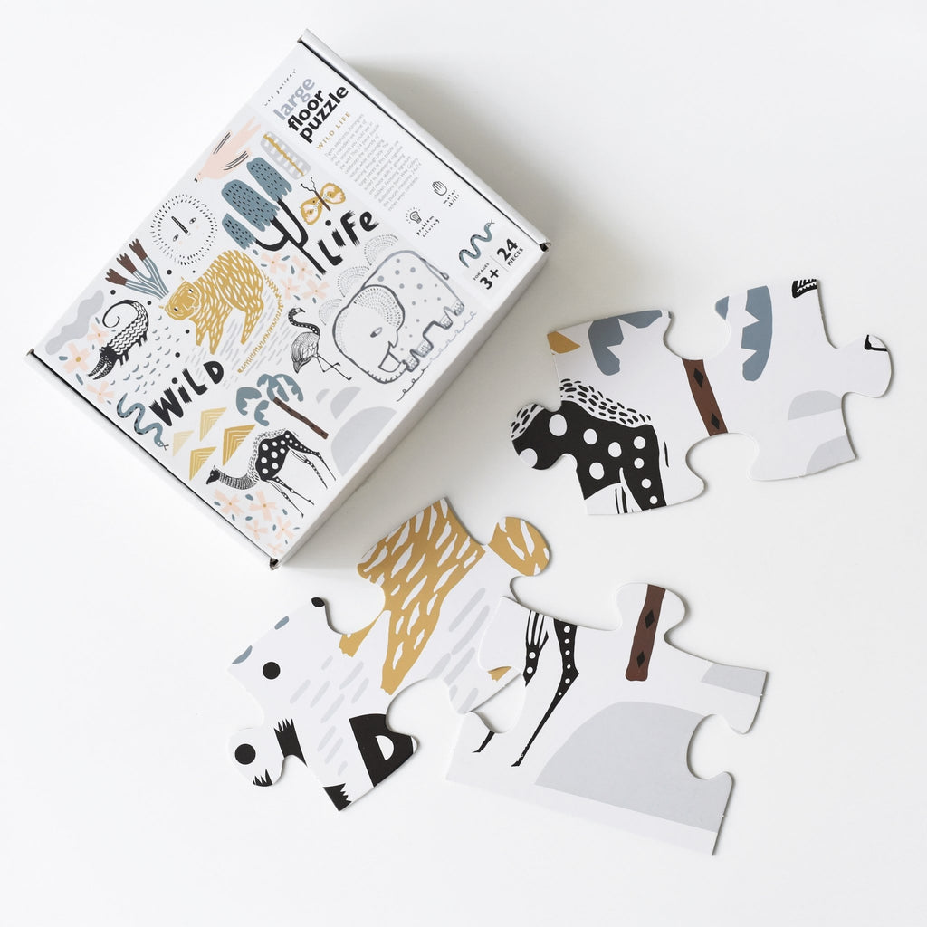 Wild Life Floor Puzzle by Wee Gallery