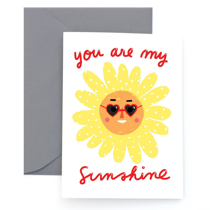 Sweet Rays Greeting Card by Carolyn Suzuki