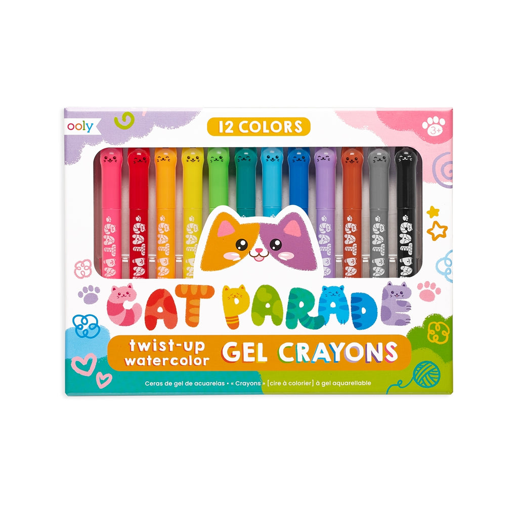 Cat Parade Gel Crayons By Ooly – Mochi Kids