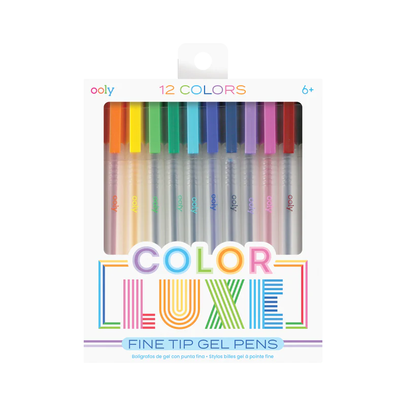 Color Luxe Fine Tip Gel Pens by Ooly