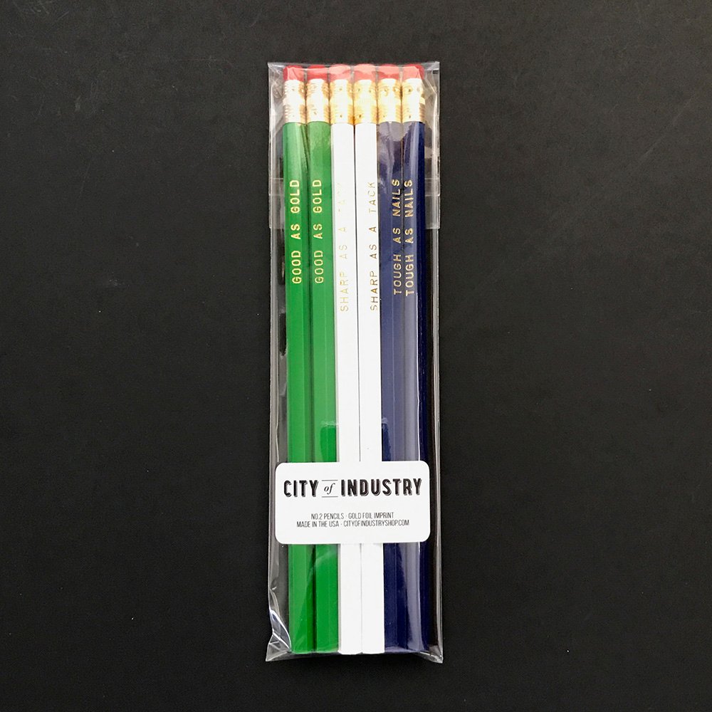 SALE Bold Pencil Set by City of Industry