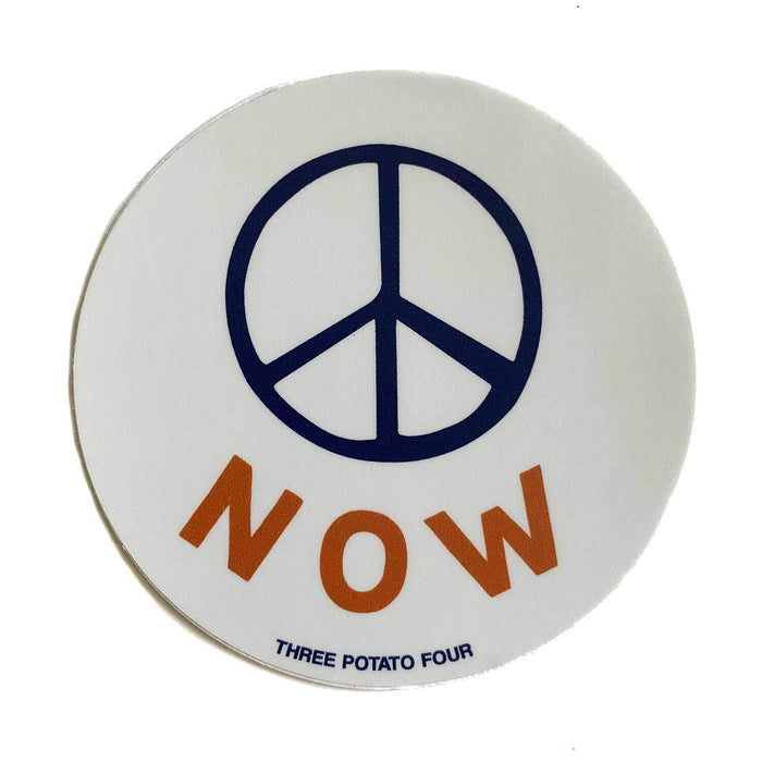 Peace Now Sticker by Three Potato Four