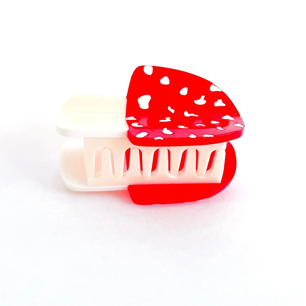 Mini Mushroom Hair Claw by Jenny Lemons