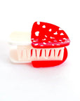 Mini Mushroom Hair Claw by Jenny Lemons