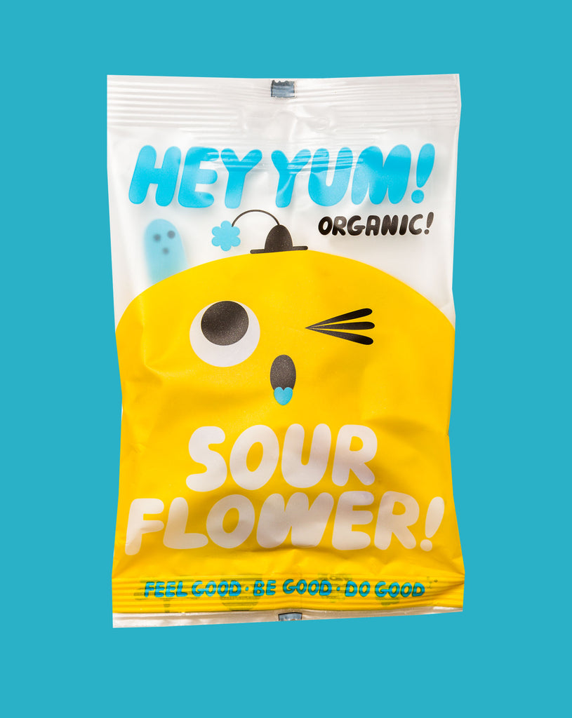 Sour Flower Organic Gummies by Hey Yum!