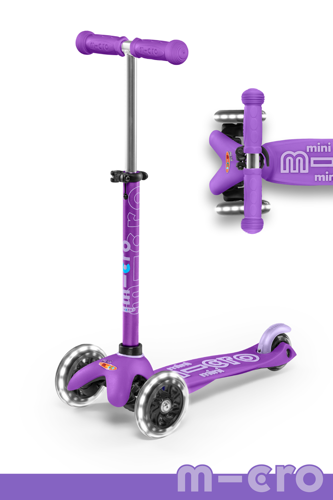 Mini Deluxe Scooter - LED Wheels by Micro Kickboard