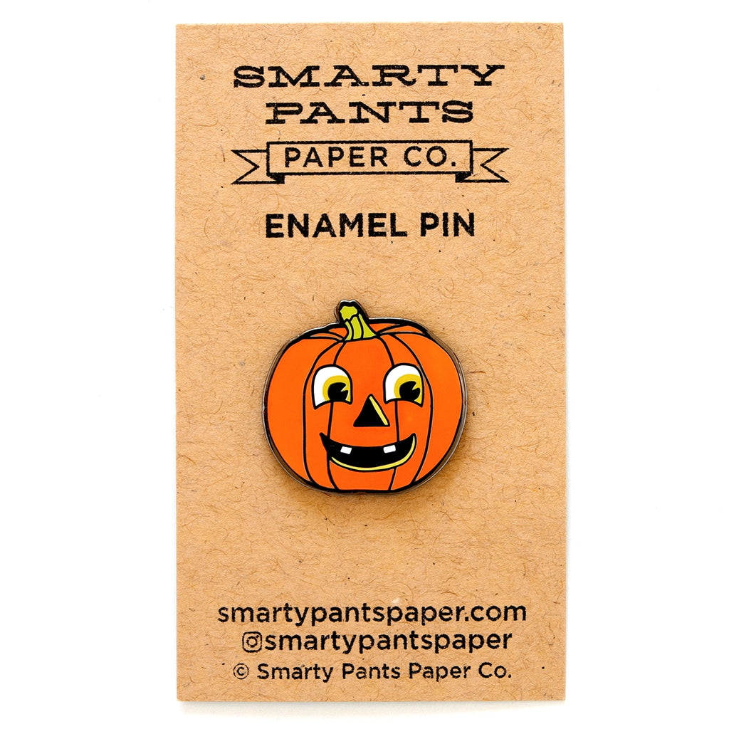 SALE Pumpkin Enamel Pin by Smarty Pants Paper