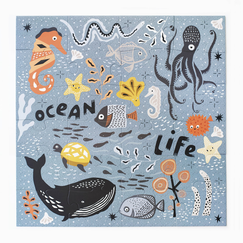 Ocean Life Floor Puzzle by Wee Gallery