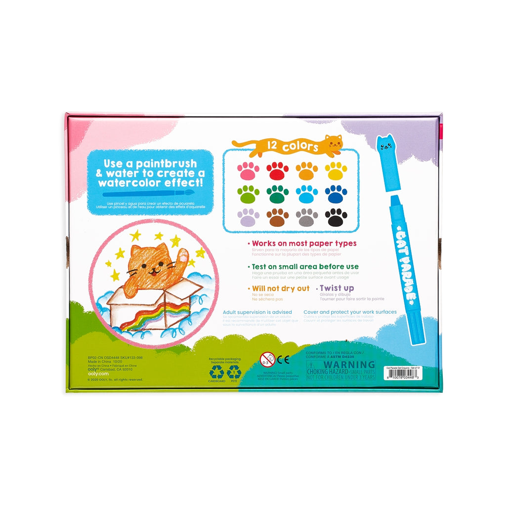 Cat Parade Gel Crayons By Ooly